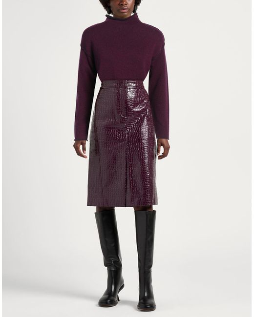 Lamberto Losani Purple Turtleneck
