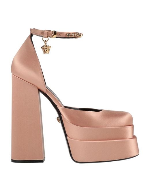 Versace White Pumps