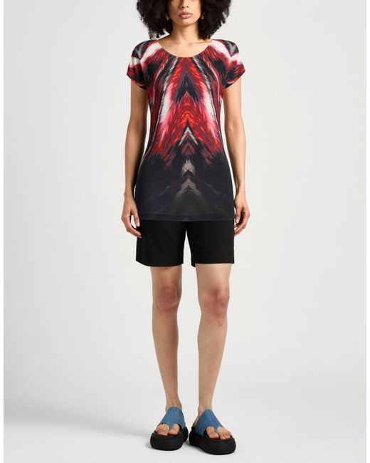 Byblos Red T-Shirt Viscose, Elastane