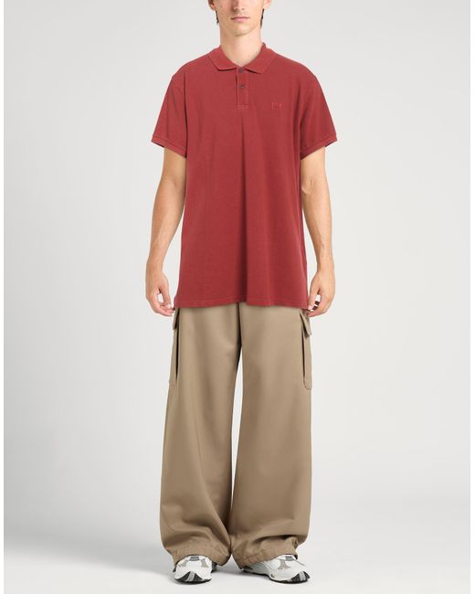 C P Company Red Polo Shirt for men