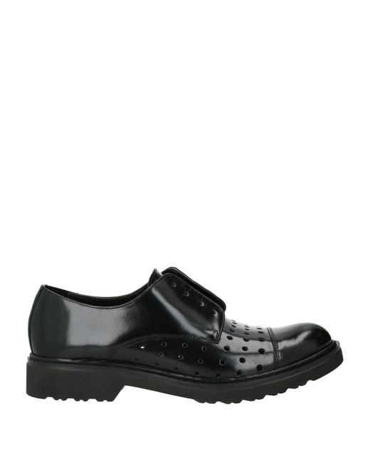 Cult Black Lace-Up Shoes Leather