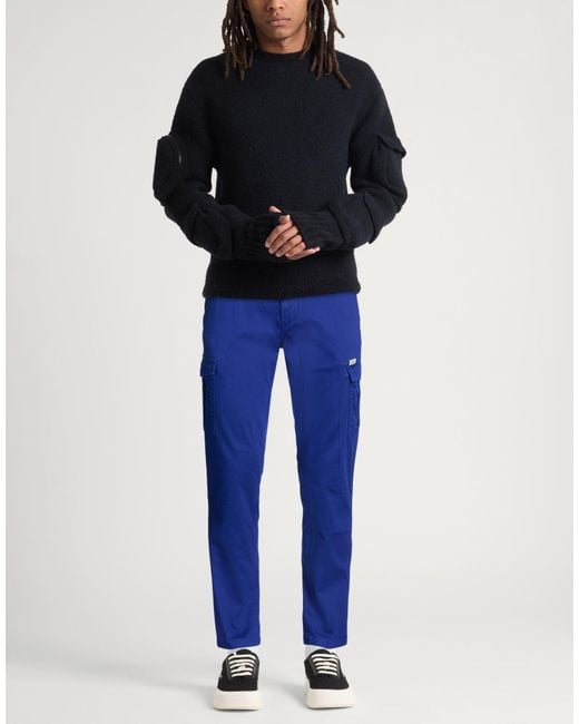 Tommy Hilfiger Blue Pants Cotton, Elastane for men