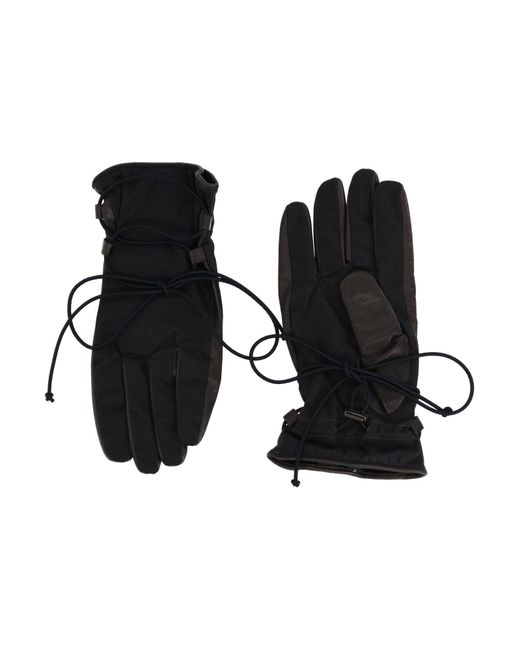 Harmont & Blaine Black Gloves for men