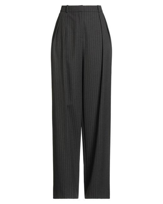HUGO Black Charcoal Pants Polyester, Viscose, Elastane