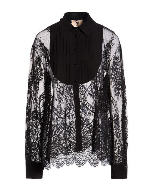 Aniye By Black Shirt Polyamide, Cotton, Viscose