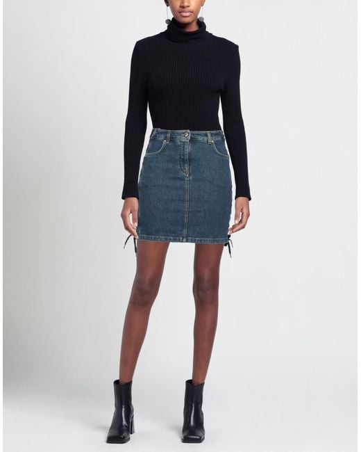 Moschino Blue Denim Skirt