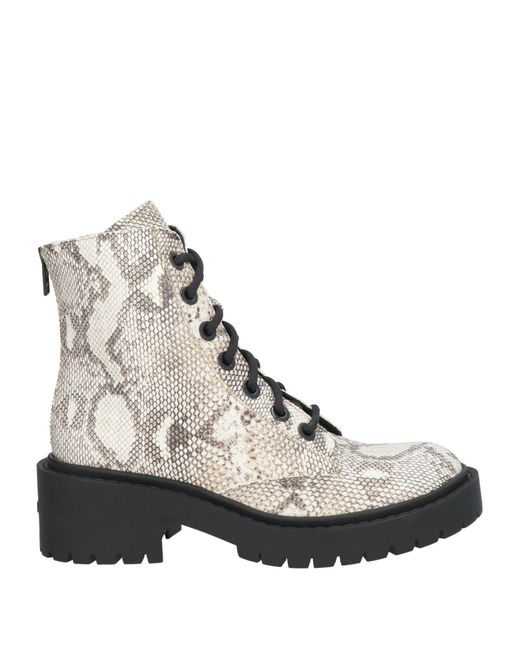 KENZO Natural Ankle Boots Leather
