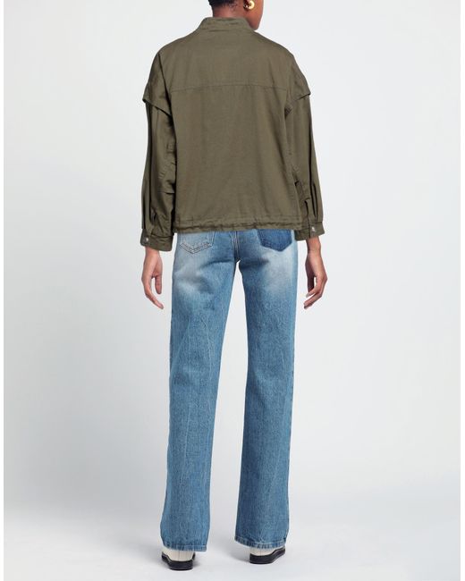 OOF WEAR Green Jeansjacke/-mantel