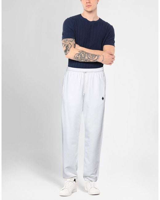Marcelo Burlon White Trouser for men