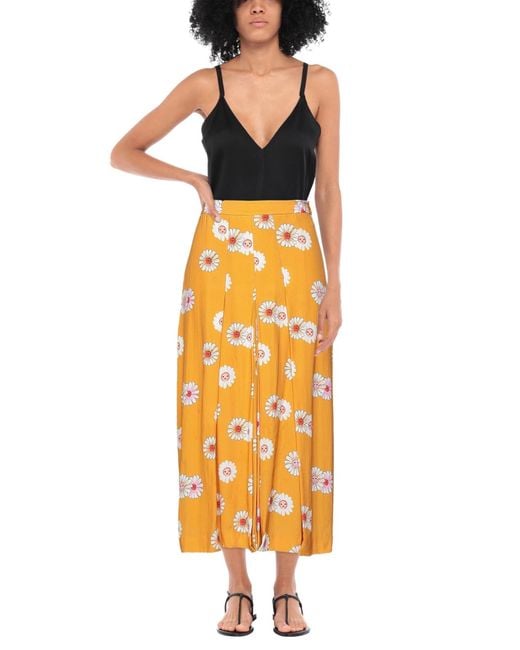 Jupe midi Manoush en coloris Orange