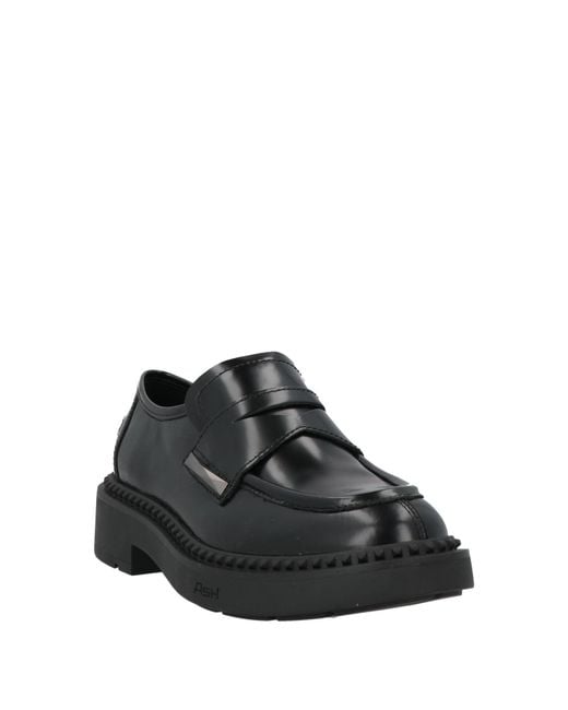 Ash Black Loafers Calfskin