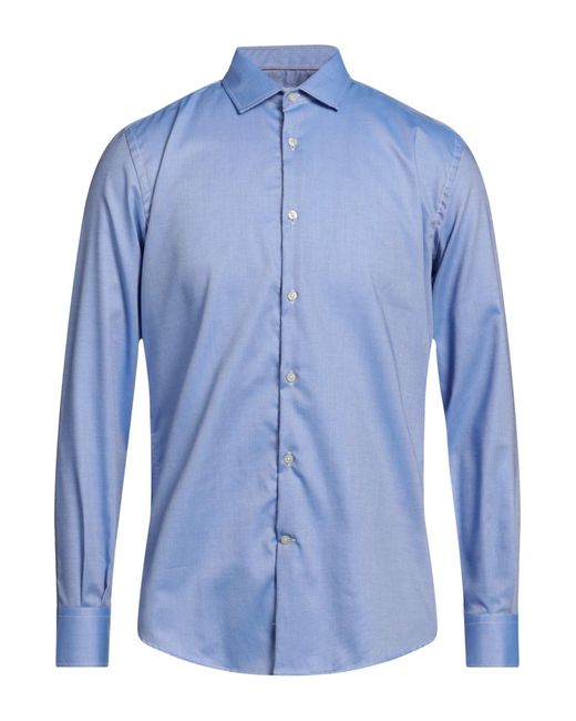 Camicia di Brooksfield in Blue da Uomo