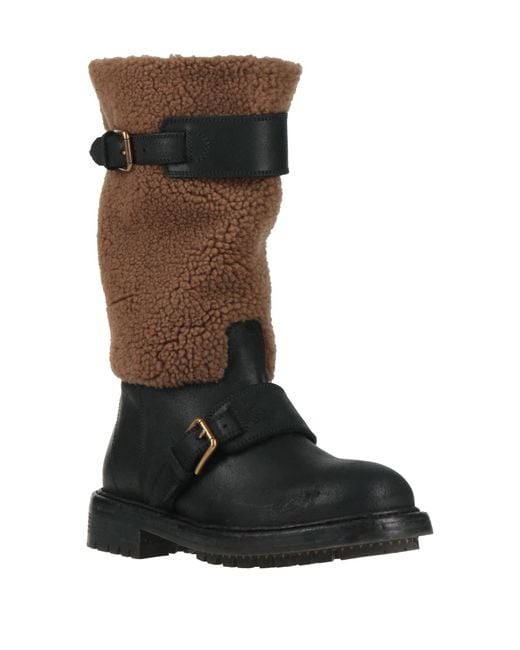Dolce & Gabbana Brown Camel Boot Leather for men