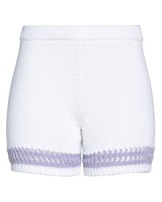 ViCOLO White Shorts & Bermuda Shorts