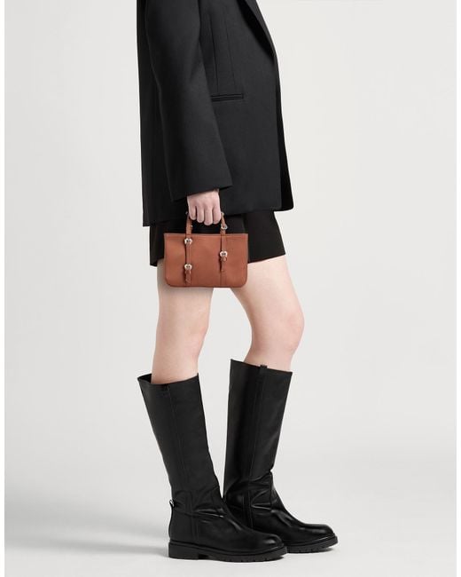 Gedebe Brown Handbag