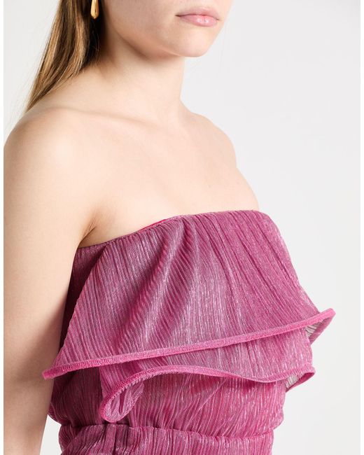 Kaos Pink Jumpsuit Polyester, Metal