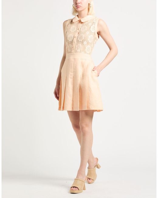 Boutique Moschino Natural Mini Dress