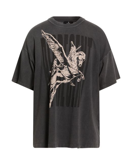 Represent Black T-Shirt Cotton for men