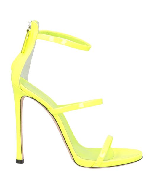 Giuseppe Zanotti Yellow Sandals