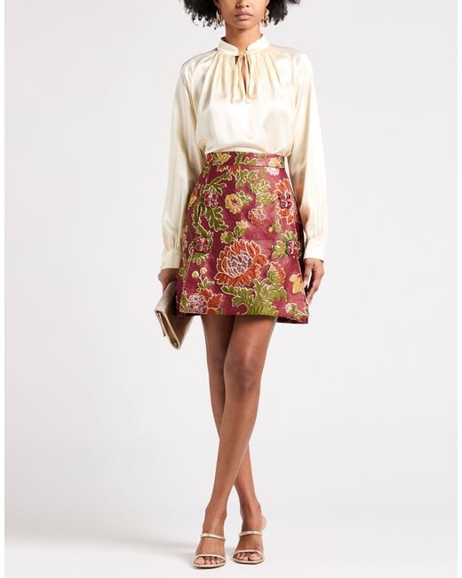 Dolce & Gabbana Red Mini Skirts