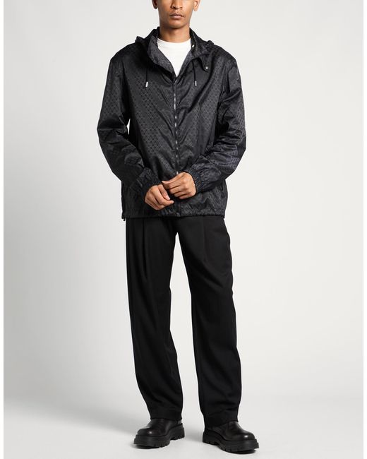 McQueen Black Jacket Polyamide for men