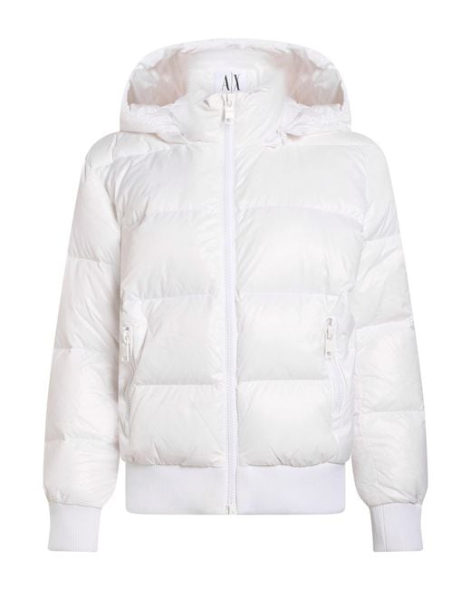 ARMANI EXCHANGE White Puffer