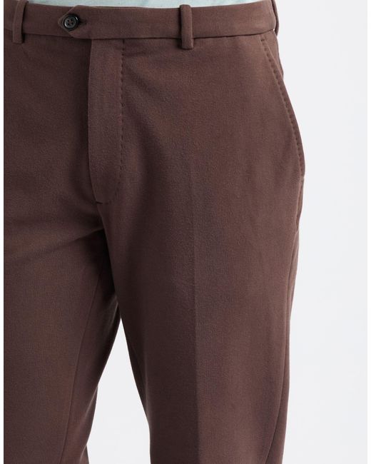 Circolo 1901 Brown Pants Cotton, Elastane for men