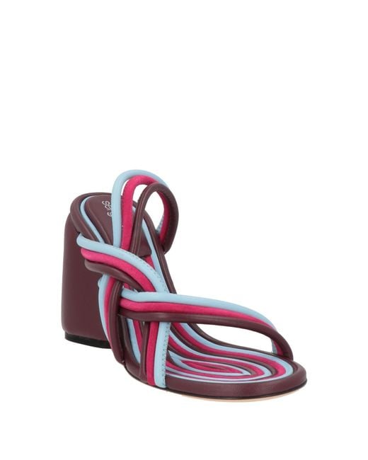 Sergio Rossi Purple Sandals