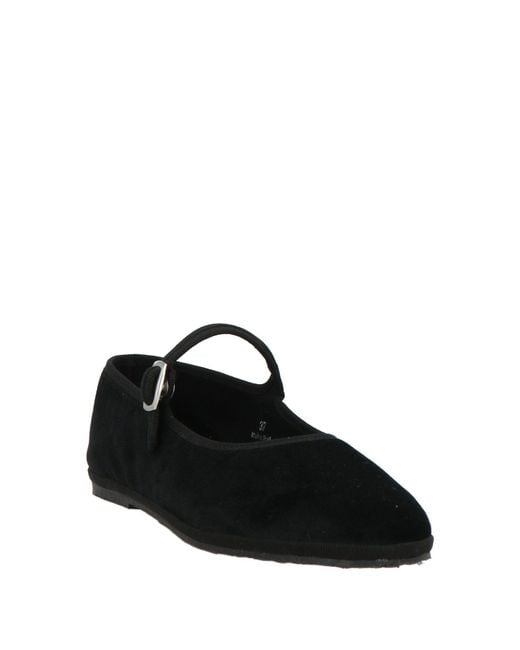 MyChalom Black Ballet Flats