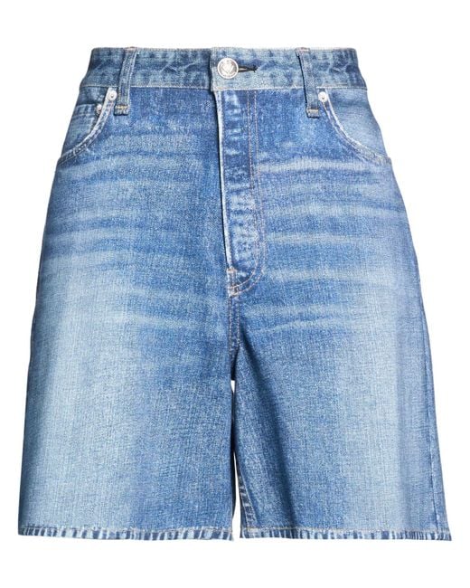 Rag & Bone Blue Denim Shorts