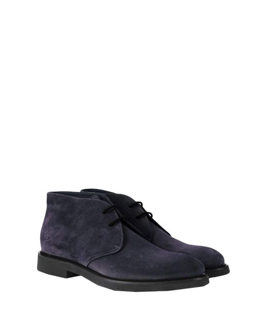 Doucal's Blue Ankle Boots for men