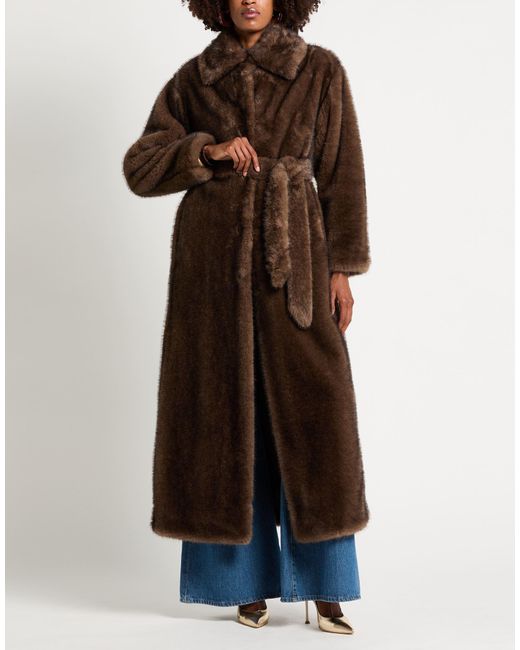 Twinset Brown Shearling & Teddy