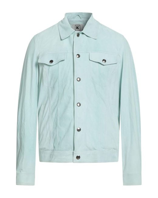KIRED Blue Light Jacket Lambskin, Cotton for men