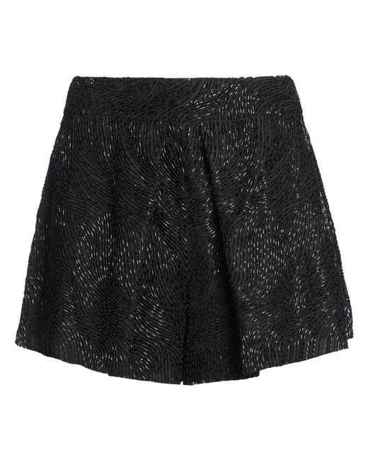 Emporio Armani Black Shorts & Bermuda Shorts