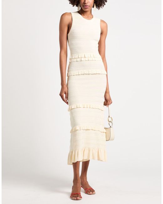 Sandro White Maxi Dresses