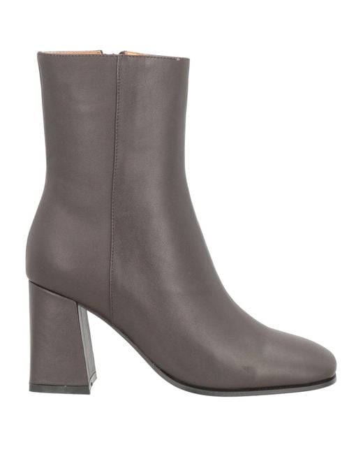 Bibi Lou Gray Ankle Boots