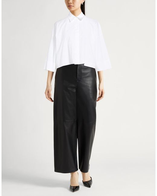 Peserico White Shirt Cotton, Elastane