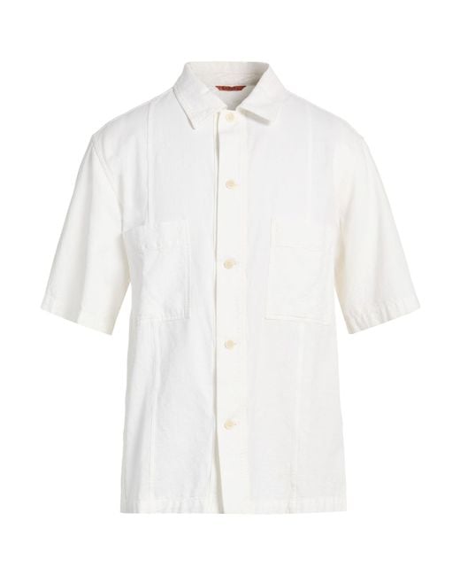 Barena White Shirt Cotton for men