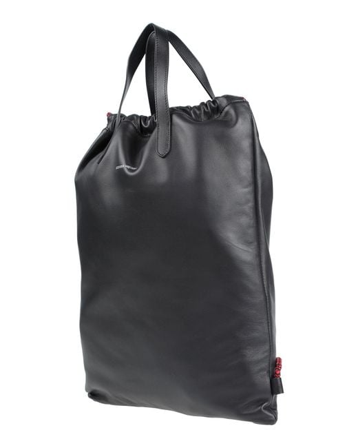 McQueen Black Backpack Soft Leather for men