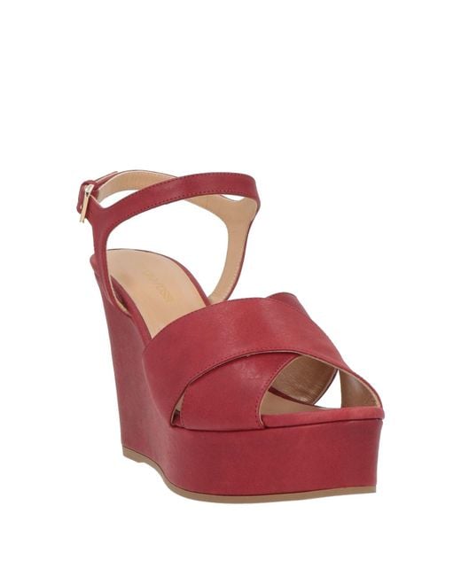 Sergio Rossi Red Sandals