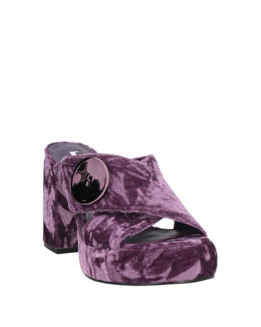 Jeannot Purple Sandals