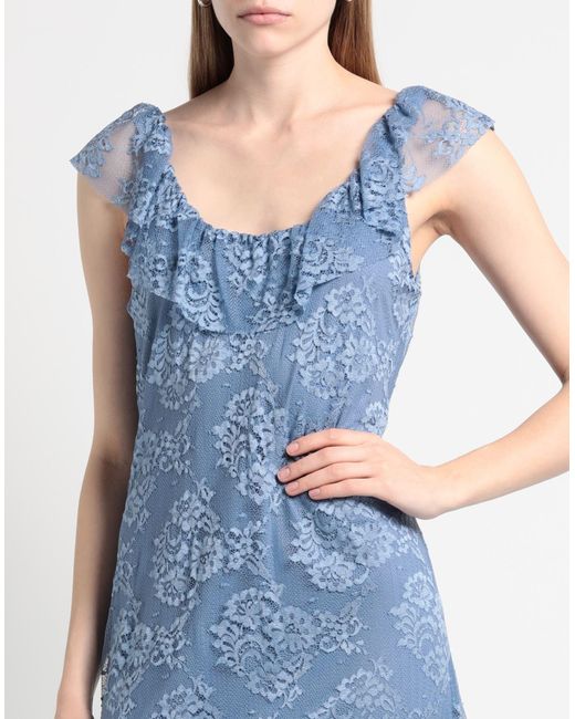 Relish Blue Midi-Kleid