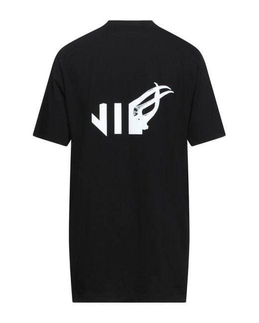 Nils Black T-Shirt Cotton, Polyurethane for men