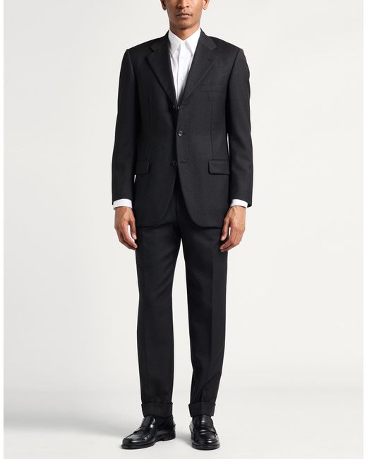 Burberry Black Suit Wool for men