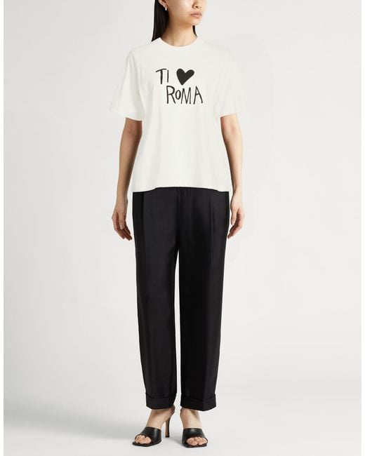 Alysi White T-Shirt Cotton