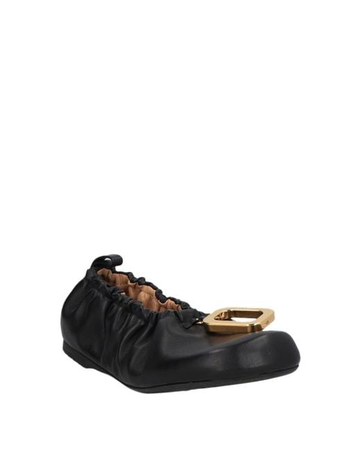 J.W. Anderson Black Ballet Flats