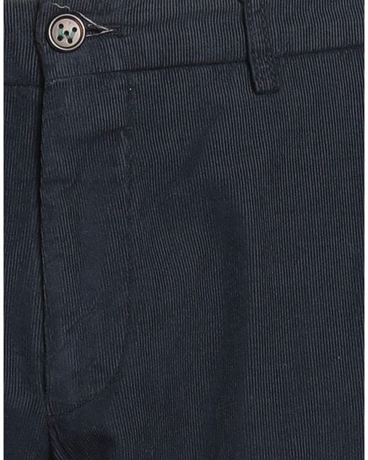 Berwich Blue Pants Cotton, Elastane for men
