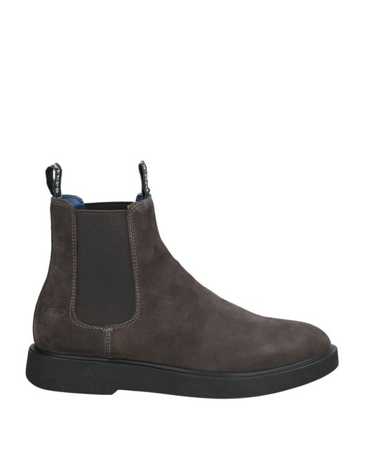 Docksteps Black Ankle Boots for men