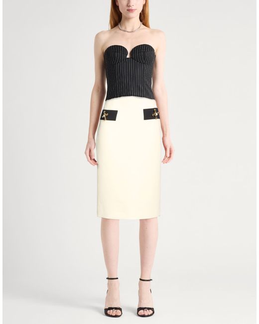 Moschino Natural Midi Skirts