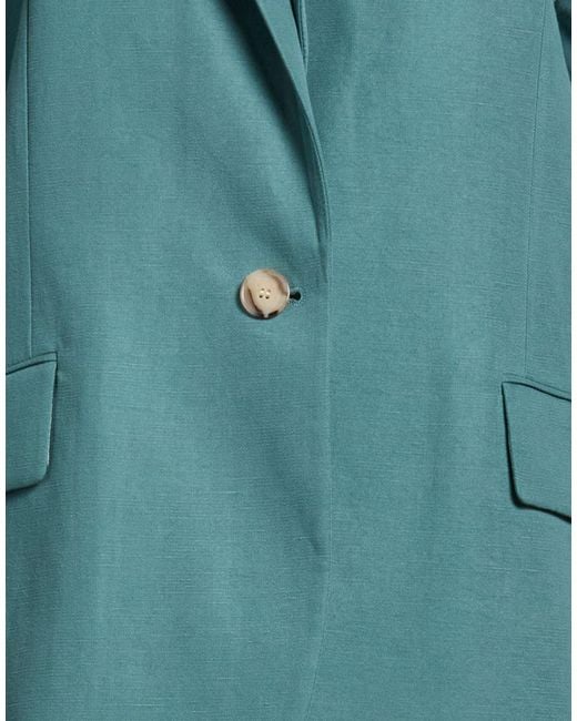 Ba&sh Green Blazer Lyocell, Linen